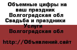 Объемные цифры на ваш праздник - Волгоградская обл. Свадьба и праздники » Услуги   . Волгоградская обл.